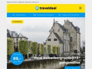 HOT DEAL! 💥 3 dagen Valkenburg incl. ontbijt en HEERLIJK 3-gangendiner v.a. SLECHTS 89 p.p.! 😋