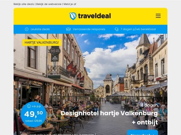 Nergens goedkoper! 🤯 Designhotel in hartje Valkenburg + ontbijt v.a. 49,50 | Splinternieuw & Duurzaam hotel Drenthe v.a. 59 p.p.! 🍃