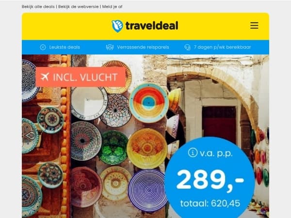 🌴🕌 Zon en avontuur in Marokko v.a. €289 p.p. & andere Arabische parels!