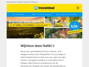 𝐏𝐎𝐏𝐔𝐋𝐀𝐈𝐑! 🔥 8- of 10-daagse wijntour door Italië + ontbijt, 3x diner, proeverijen & meer vanaf 529 p.p.! 😱