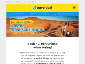 Boek nu: een onvergetelijke ervaring! 🚂 Fly & Train avonturen | Excursie Citytrips | 🎭 WICKED Musical | ABBA Voyage & meer!