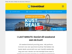 ⏰ Last minute kust-deals - geniet dit weekend van de zon! ☀️😍
