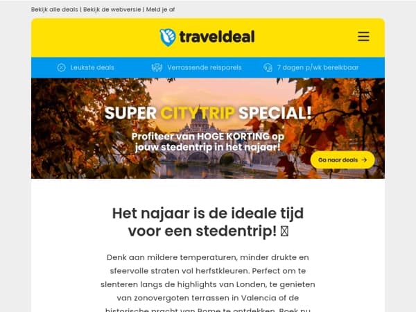 Najaar in Europa: jouw stedentrip wacht! 🍂✈️🏙️