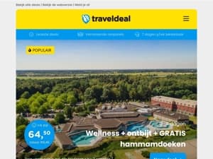 ⚡ AANBIEDING: 2 dgn Thermaalbad Arcen + ontbijt & GRATIS hammamdoeken v.a. 64,50 | 3 dgn Achterhoek + ontbijt & diner v.a. 99 p.p.!