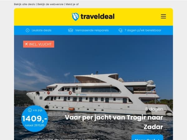 GAAF! 🤩 8-daagse luxe Adriatische cruise – incl. vlucht, maaltijden & excursies v.a. 1409 & meer! 🚢