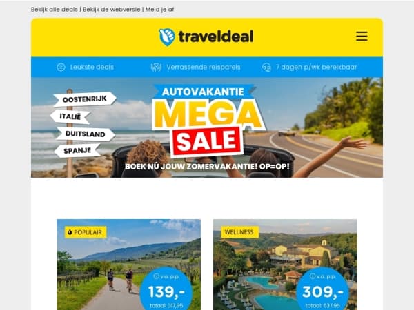 🚗 Grijp NÚ de ALLERBESTE autovakantie aanbiedingen voor deze zomer! ☀️