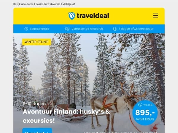 🐾 COMPLEET Winteravontuur in Finland: husky’s, ijsvissen & sneeuwscooter & meer vanaf €895 p.p.! ❄️