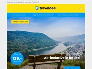 3 dgn all-inclusive Duitse Eifel | 2 dgn Haarlem bij Bloemendaal strand + ontbijt v.a. 42,50 & meer!