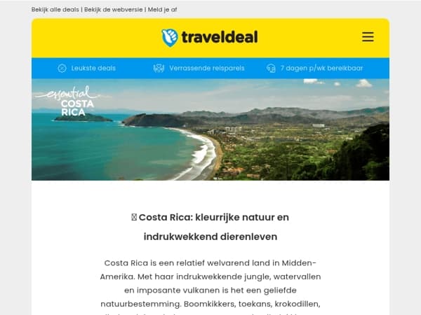 🌺 Costa Rica: kleurrijke natuur en indrukwekkend dierenleven