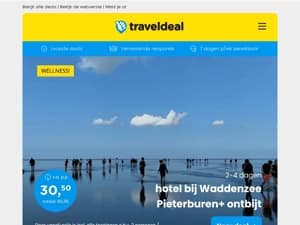 FLASHDEAL! 😱 Hotel aan de Waddenzee + ontbijt + wellness v.a. 30,50 | 4 dgn Kasteelhotel bij de Moezel o.b.v. halfpension v.a. 324 p.p.!