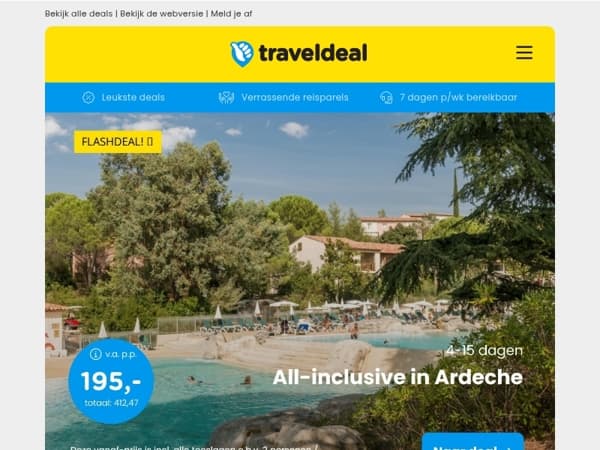 ☀️ 3x SPOTPRIJS voor een ZONVAKANTIE reis! Boek nu vanaf SLECHTS €195,- p.p. 😱