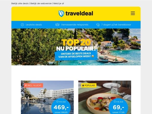 Zondag Super Voordeel! 🚀 4*-Adults Only Mallorca v.a. 269 | 3 dgn Achterhoek + diner v.a. 69 | Krakau excursietrip 399 & MEER!