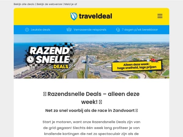 🚨 Profiteer ALLEEN DEZE WEEK van onze Razendsnelle Deals! 🏎️ 💨