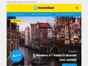 Flashdeals v.a. €47.50 per persoon | Formule 1: Grand Prix v.a. €759 per persoon & nog veel meer