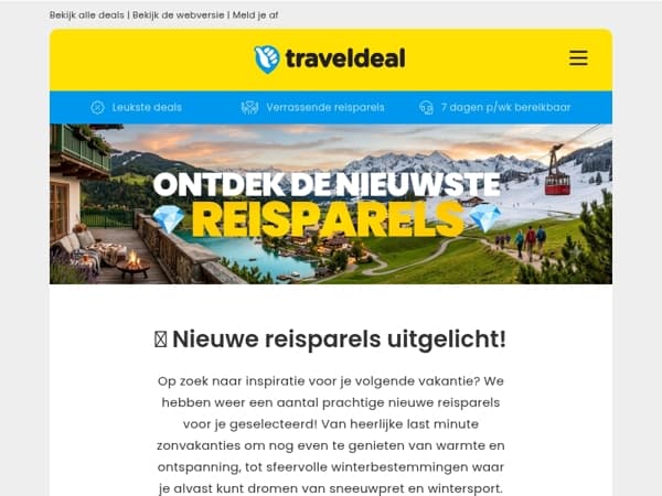💎 Ontdek onze nieuwste reisparels!