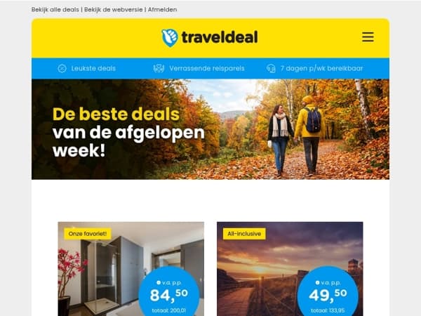 ✨ Gemist? Dit zijn de 20 beste reisdeals van de week! 🔥