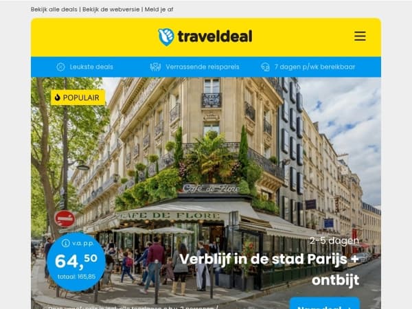 Super VOORDELIG naar Parijs v.a. 64,50 | 4*-hotel nabij het Gardameer + DAGELIJKS 4-gangendiner v.a. 289 p.p.!