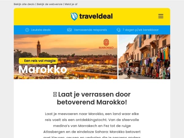 🕌 Laat je verrassen door betoverend Marokko!