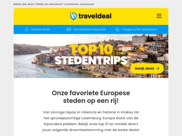🎒 Pak je koffers alvast: onze 10 favoriete Europese steden op een rij!