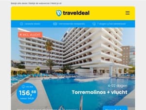 Torremolinos + vlucht v.a. €156.68 per persoon & meer