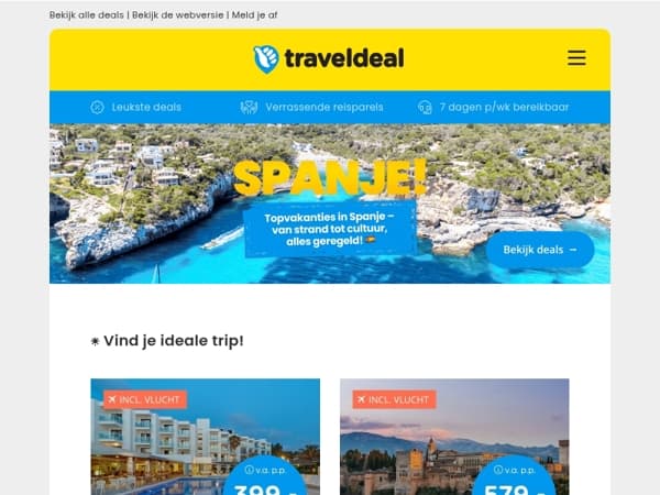 Hey Reiziger - klaar voor zon, tapas & avontuur in Spanje? 🇪🇸