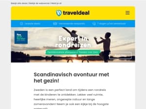 14-, of 15-daagse (familie)rondreis Midden-Zweden v.a. 534 p.p.! 🌲🏞️