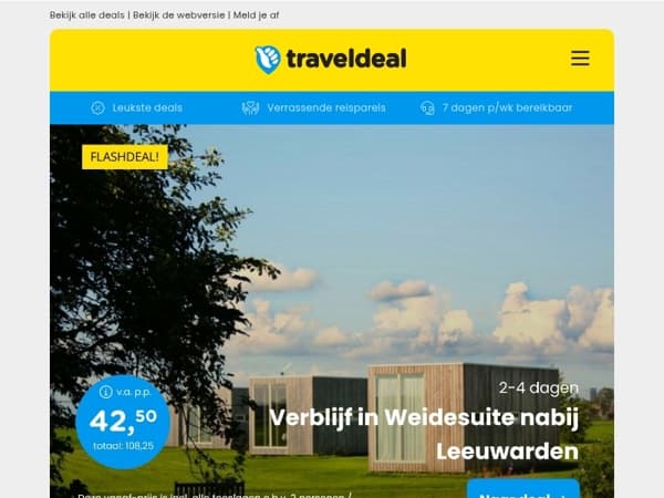 Voordelig weekendje Friesland? 🤯 SCOOR nu 3 knallende deals vanaf SLECHTS 42,50 p.p.! 🔥