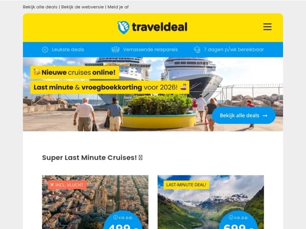 Net toegevoegd: nieuwe cruises voor elk seizoen! 🌞❄️