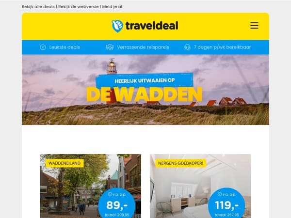 Dit najaar heerlijk uitwaaien op de Wadden! 🌊