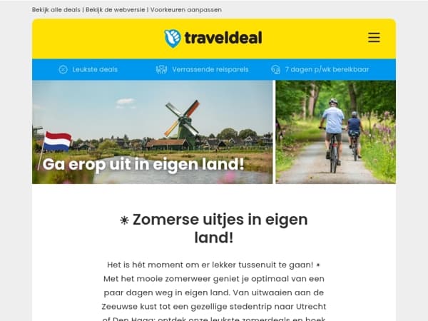 🌻 Ontdek de mooiste plekjes van Nederland!