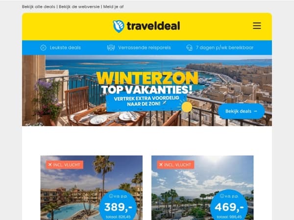 Winterblues? 🌴 Tijd voor zon! Van de Canarische eilanden tot Portugal ☀️