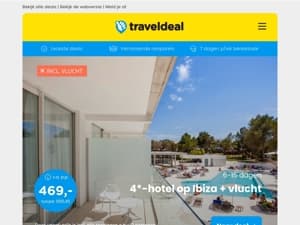 ☀️ IBIZA DEAL! + vlucht + transfer v.a. 469 | Excursietrip Krakau 409 | Watertoren Zwolle + XXL Bad v.a. 62,50 p.p.!