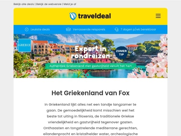 🇬🇷 Op zoek naar een reis door Griekenland? | Fox gaat verder! 💙