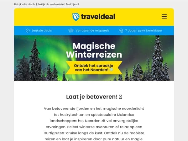 Magische winterreizen naar het Noorden! ✨