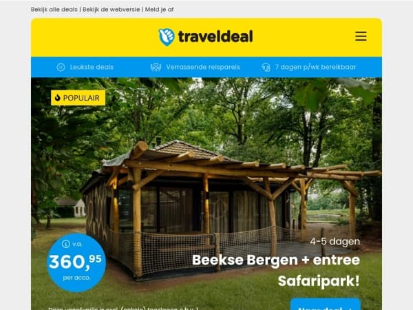 LAATSTE kans aanbieding Beekse Bergen! ⏰ | Spotgoedkoop naar Chalkidiki & MEER! 😍