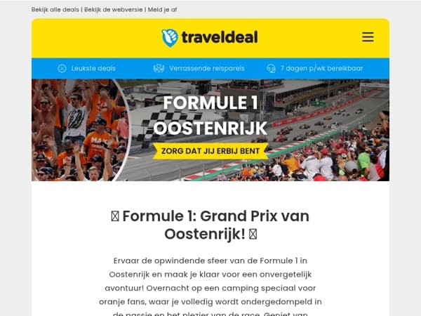 🏁 Beleef de ULTIEME Formule 1 ervaring in Oostenrijk + weekendtickets, GRATIS pendelbussen & MEER! 🚀
