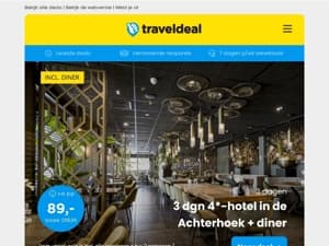 💥 3 dgn Achterhoek + ontbijt & diner v.a. SLECHTS 89,- p.p. | 3 dgn all-inclusive Duitse Eiffel v.a. 139,- p.p.!