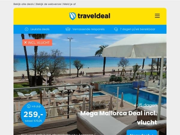 ✈️ MEGA MALLORCA DEAL vanaf 259 p.p.! 🌴 | Fly & Train Midden- en Zuid Finland v.a. 1199 p.p.!