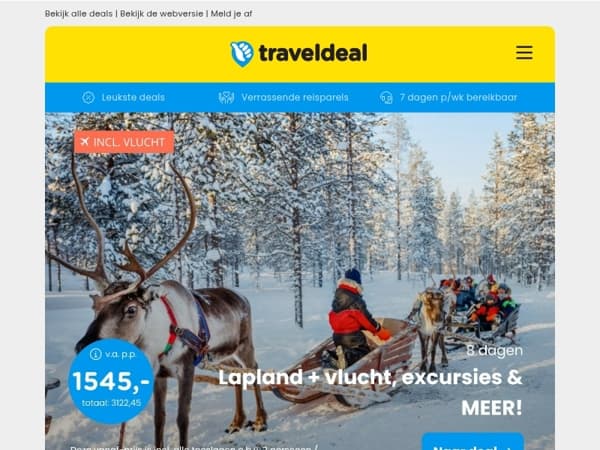 Code rood! 🥵 Deals waar je van af koelt! 🥶 Van het noorderlicht tot de fjorden ⛰️
