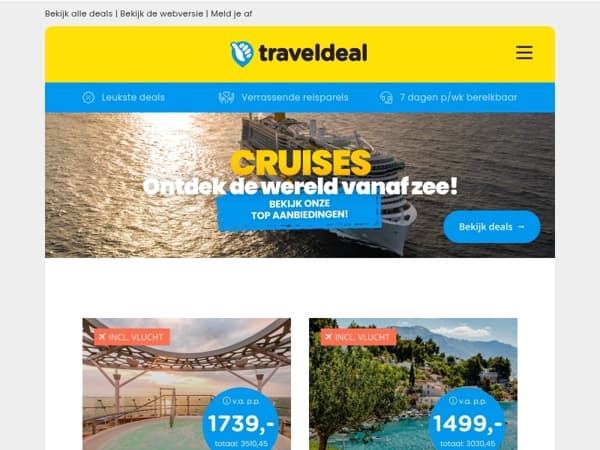 🚢 Te gekke cruises voor deze winter en later, ontdek ze hier!