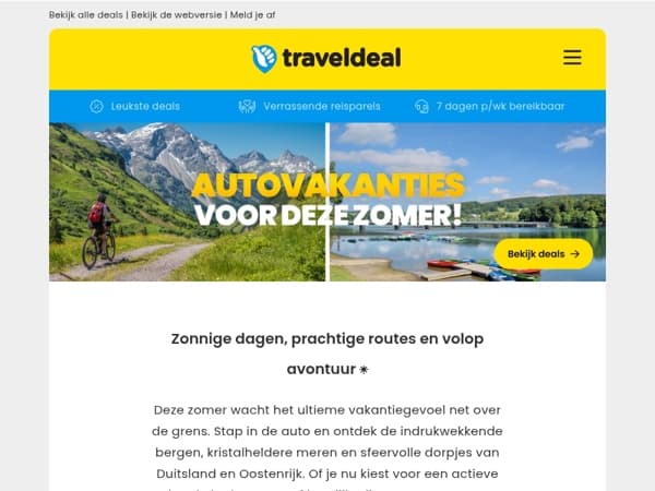 💸 Bespaar op je zomertrip naar Duitsland & Oostenrijk!
