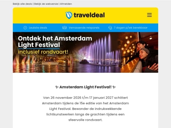 🌟 Een betoverend winteruitje: Amsterdam Light Festival incl. hotel! 🌟
