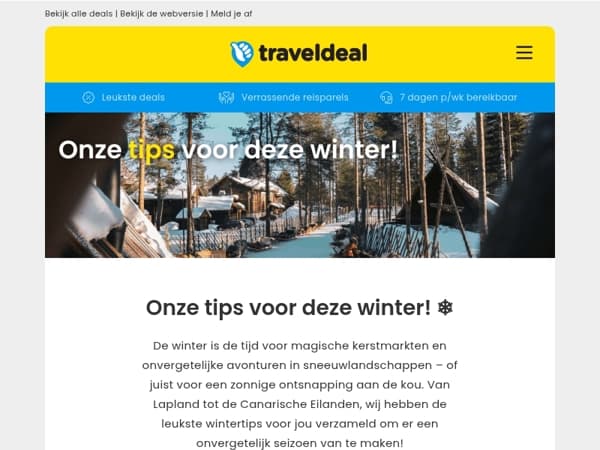 Hey Avonturier! Winter, zon én avontuur wachten op jou! ⏳ Populaire reizen gaan snel – wees er op tijd bij