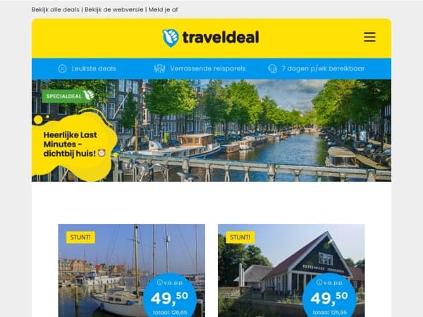 ☀️ De allerbeste last minute reisdeals – dichtbij én voordelig ⏰