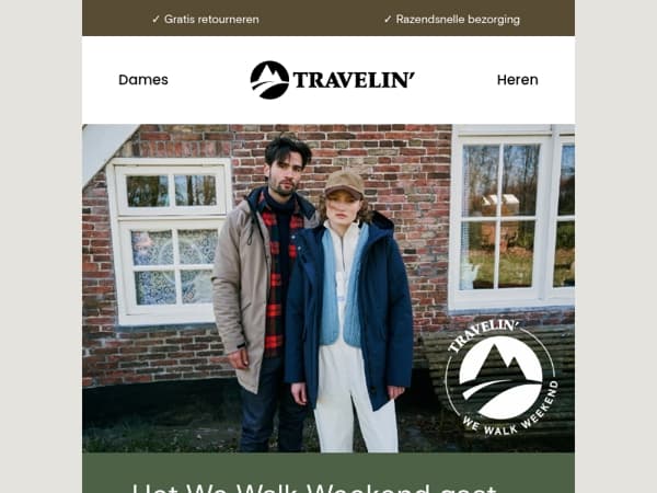 We Walk Weekend: 30% korting op de nieuwe collectie