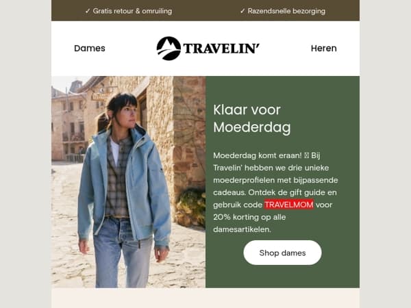 Het perfecte Moederdagcadeau met 20% korting! 🌸