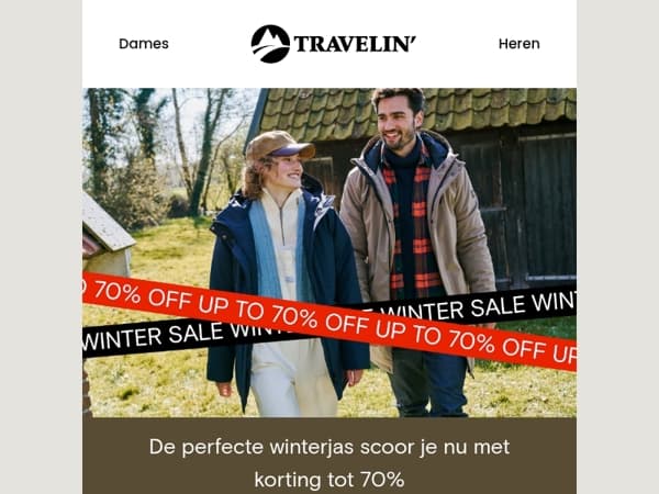 Winterjassen tot 70% korting! ❄️