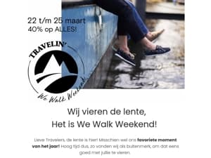 Het is We Walk Weekend! 🌻🌳☀️