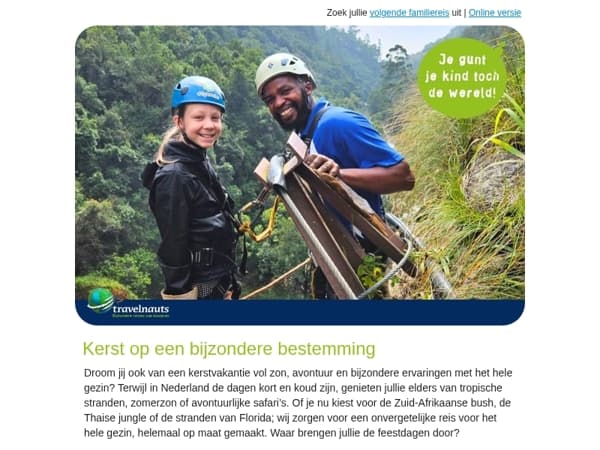 Vier kerst op een bijzondere bestemming