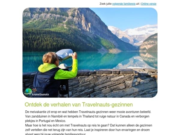 Vers terug van avontuur: dit zeggen Travelnauts-gezinnen